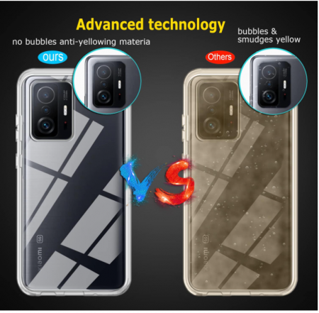 Husă CHIMUCO pentru Xiaomi 11T / 11T Pro, transparentă [4]