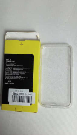 Husă cu sclipici JETech pentru iPhone XR de 6,1 inchi, transparentă [1]