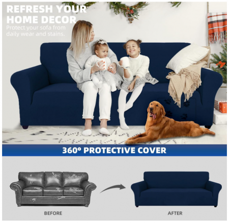 Husă de canapea extensibilă cu cotieră YSTYLE, 4 locuri [5]