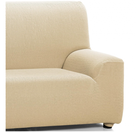 Husa de canapea Martina Home elastica, pânză, bej, 3 locuri, latime 170-220 cm [2]