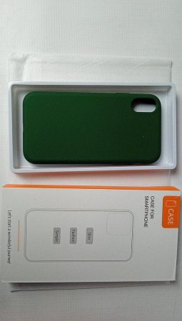 Husă de protecție din silicon lichid Flyzoo compatibilă cu iPhone XR, verde [1]