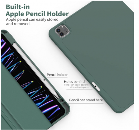 Husă de protecție EasyAcc pentru iPad Pro 11 inchi (28 cm) 2022/2021/2020/2018, verde [6]