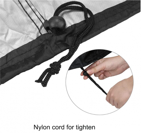 Husă de protectie pentru canapea Silvotek în formă de L, cu șnururi în partea de jos, 210D [7]