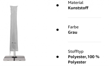 Husa de protectie Schneider 813-40 pentru umbrele de pana la 400 cm Ø si 300 x 300 cm [1]