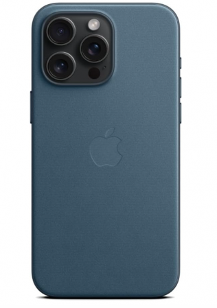 Husă de telefon Apple iPhone 15 Pro Max FineWoven cu MagSafe, Pacific Blue [4]