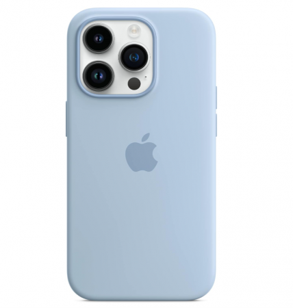 Husă din silicon Apple cu MagSafe pentru iPhone 14 Pro, albastru [3]