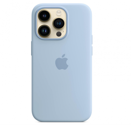 Husă din silicon Apple cu MagSafe pentru iPhone 14 Pro, albastru [2]
