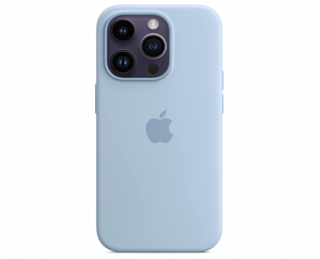 Husă din silicon Apple cu MagSafe pentru iPhone 14 Pro, albastru [0]