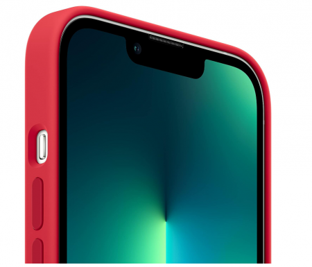 Husă din silicon Apple iPhone 13 Pro cu MagSafe, rosu [6]
