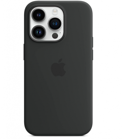 Husă din silicon Apple iPhone 14 Pro cu MagSafe, Midnight [4]