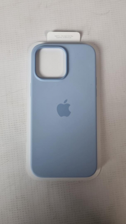 Husă din silicon Apple iPhone 14 Pro Max cu MagSafe, albastru Sky [1]