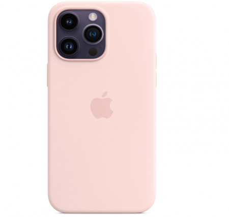 Husă din silicon Apple iPhone 14 Pro Max cu MagSafe, Chalk Pink [0]