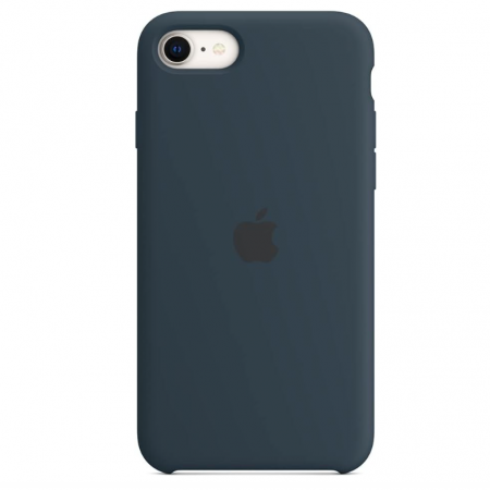 Huse Telefoane - Husă din silicon Apple pentru iPhone SE, Abyss Blue