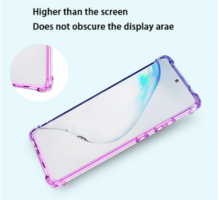 Husă din silicon HAOTIAN pentru Samsung Galaxy A31, violet/albastru [5]