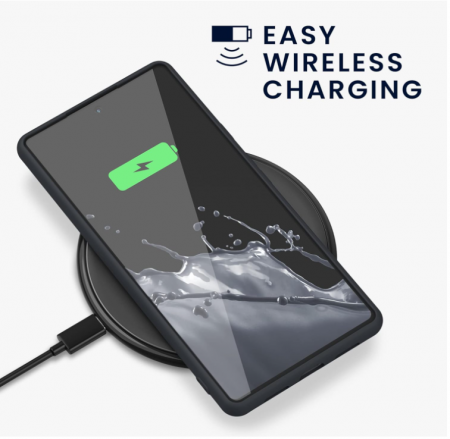 Husa din silicon Kwmobile pentru Google Pixel 6, Neagra Mat [5]