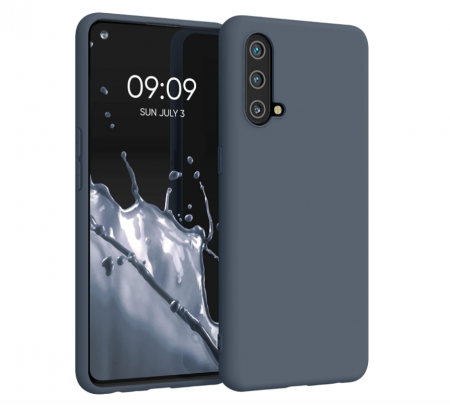 Husa din silicon kwmobile pentru OnePlus Nord CE 5G, gri [0]