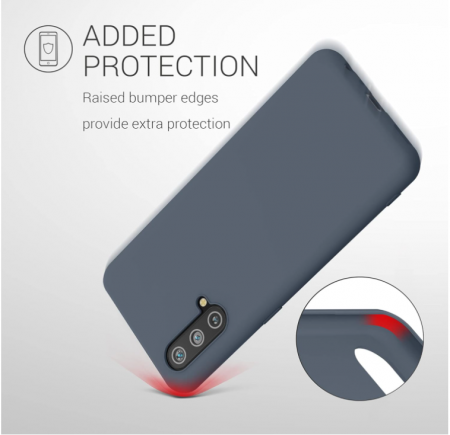 Husa din silicon kwmobile pentru OnePlus Nord CE 5G, gri [5]
