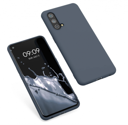 Husa din silicon kwmobile pentru OnePlus Nord CE 5G, gri [7]