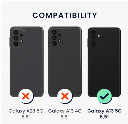 Husa din silicon Kwmobile pentru Samsung Galaxy A13 5G, Roz neon [6]