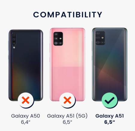 Husa din silicon kwmobile pentru Samsung Galaxy A5, Albastru Caraibe metalic [2]