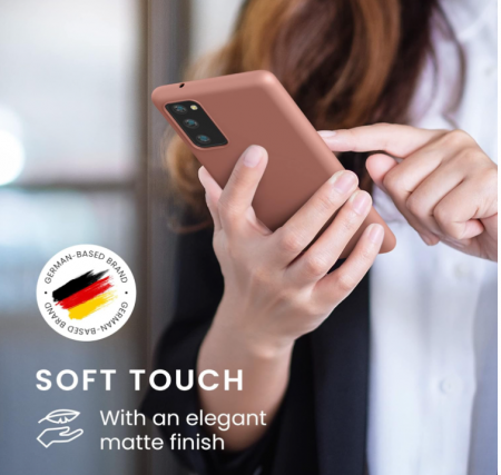 Husa din silicon Kwmobile pentru Samsung Galaxy S20 FE, roz trandafir [4]