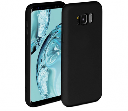 Telefoane Mobile & accesorii - Husa din silicon ONEFLOW pentru  Samsung Galaxy S8, negru mat