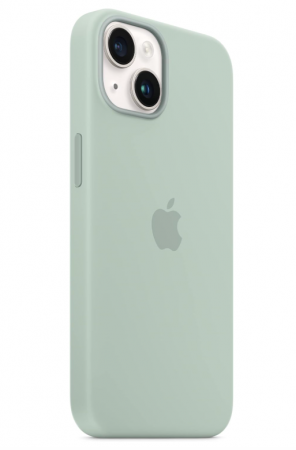 Husa din silicon pentru Apple iPhone 14 cu MagSafe, Verde Succulent [5]