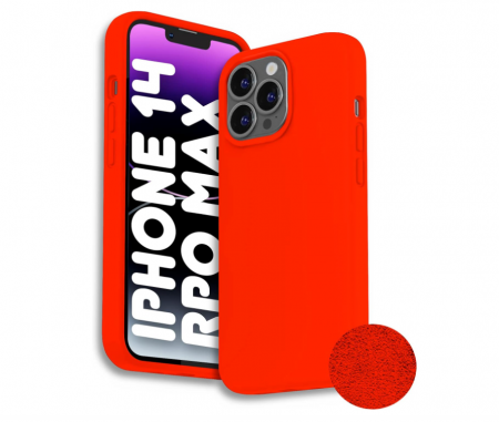 Huse Telefoane - Husă din silicon Phonix pentru iPhone 14 Pro MAX, rosu