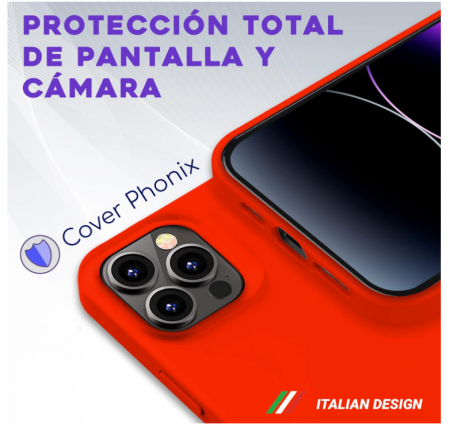 Husă din silicon Phonix pentru iPhone 14 Pro MAX, rosu [6]