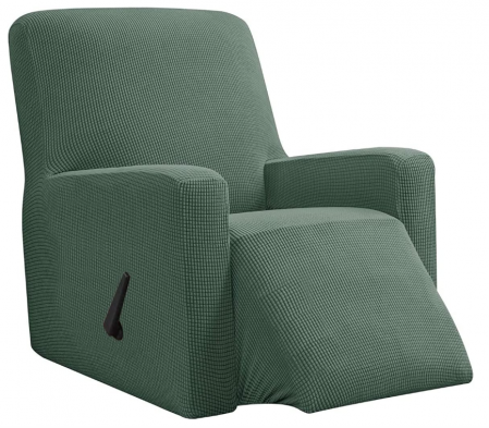 Husa elastica pentru fotoliu EBETA E Jacquard, verde deschis [3]