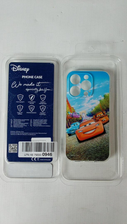 Husă ERT GROUP pentru Apple iPhone 14 PRO cu licență oficială Disney Pattern Cars [1]