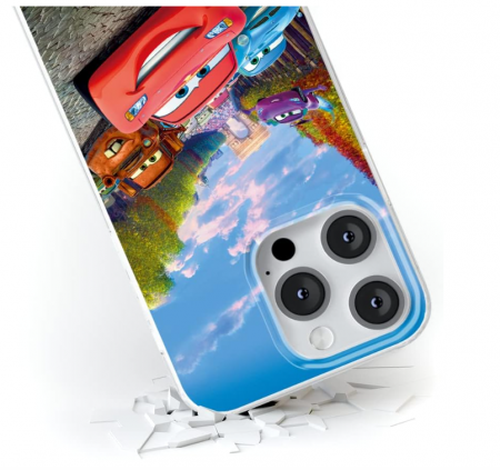 Husă ERT GROUP pentru Apple iPhone 14 PRO cu licență oficială Disney Pattern Cars [4]