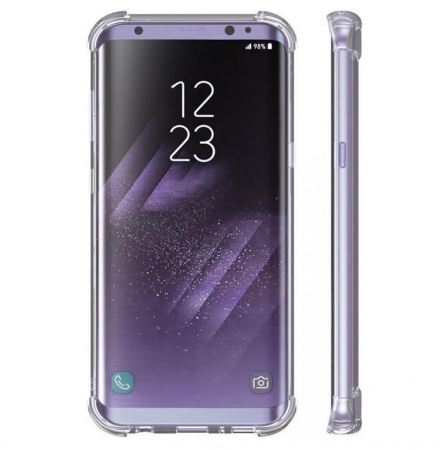 Husa Evetane pentru Samsung Galaxy S8, silicon transparent cu margini intarite [5]