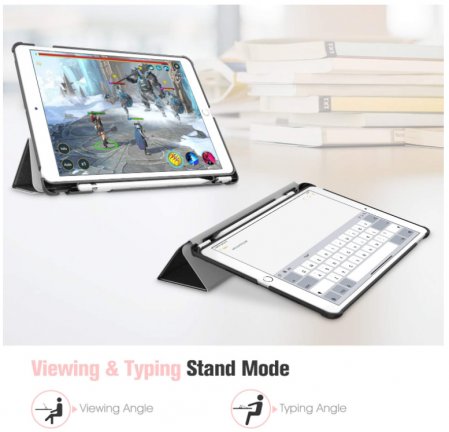 Husă FINTIE pentru iPad Air a 3-a generație (2019) / iPad Pro 10,5 inchi (2017), neagră [5]