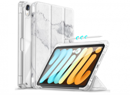 Accesorii tablete - Husă Gahwa pentru iPad Mini 6 2021 de 8,3 inchi, marmură