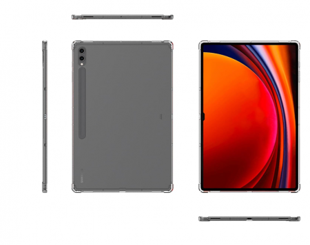 Husa GIOPUEY pentru Samsung Galaxy Tab S9 Plus/S9 FE Plus, transparenta [6]