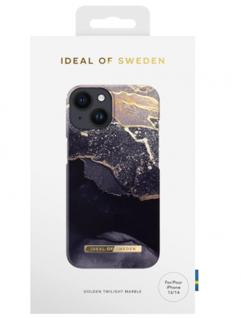 Husă iDeal Of Sweden pentru iPhone 14/13, Golden Twilight Marble [5]