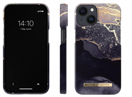 Husă iDeal Of Sweden pentru iPhone 14/13, Golden Twilight Marble [3]