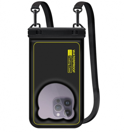 Laptop, Tablete & Telefoane - Husă impermeabilă pentru telefon mobil până la 6.9 inchi, HAISSKY