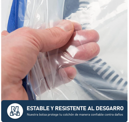 Husa impermeabilă Saltea ASK Pack, Ideal pentru mutare, depozitare și transport, 100x200cm [6]