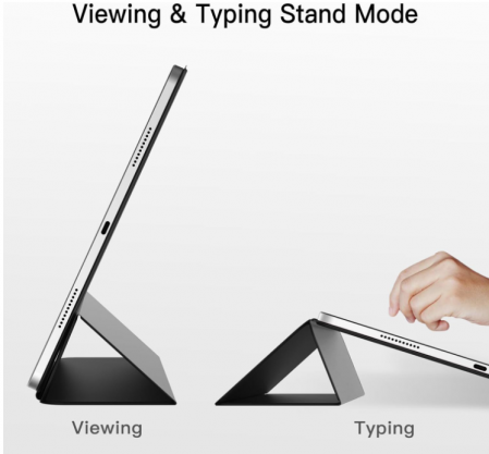 Husă JETech pentru iPad Pro 12.9 inch 2022/2021/2020/2018 (a 6-a/5-a/4-a/a treia generație) negru [6]