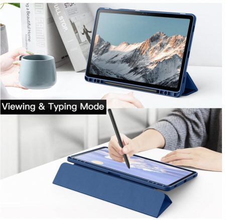 Husă JETech pentru Samsung Galaxy Tab S9 de 11 inchi cu suport pentru stilou S Pen, albastru [6]