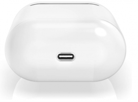 Husă kwmobile pentru casti Apple Airpods 1 și 2, Transparentă [3]