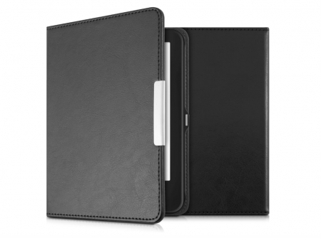 Husă kwmobile pentru Tolino Shine 2 HD din piele artificială, Negru [0]