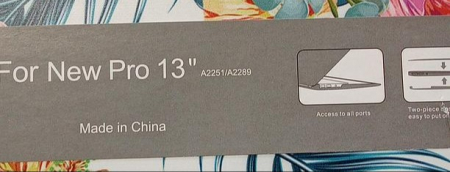 Husă LYMDD pentru MacBook Air 13 inch versiunea 2021, 2020, 2019, 2018, model A2337 M1, A2179, A1932 [2]