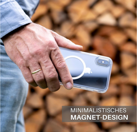 Husă magnetică JProtect pentru iPhone 11 Pro Max cu Magsafe, transparent [4]