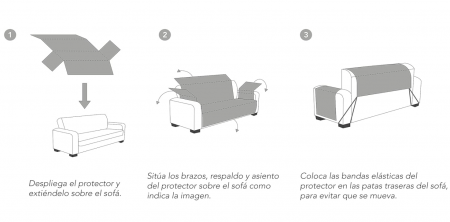 Husa matlasata fotoliu Martina Home, Reversibila, 1 loc [8]