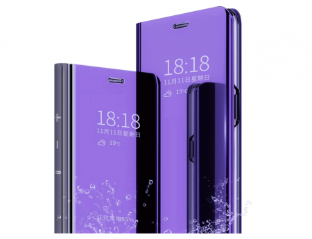 Husă MLOTECH pentru Samsung S9 Plus cu folie de protectie din sticla securizata, Violet [0]