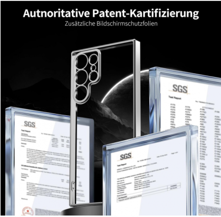 Husă Niphabe pentru Samsung Galaxy S23 Ultra, transparentă, husă din silicon moale [5]