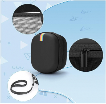 Husa pentru aparat foto instant Polaroid Go, Yinke, negru [4]